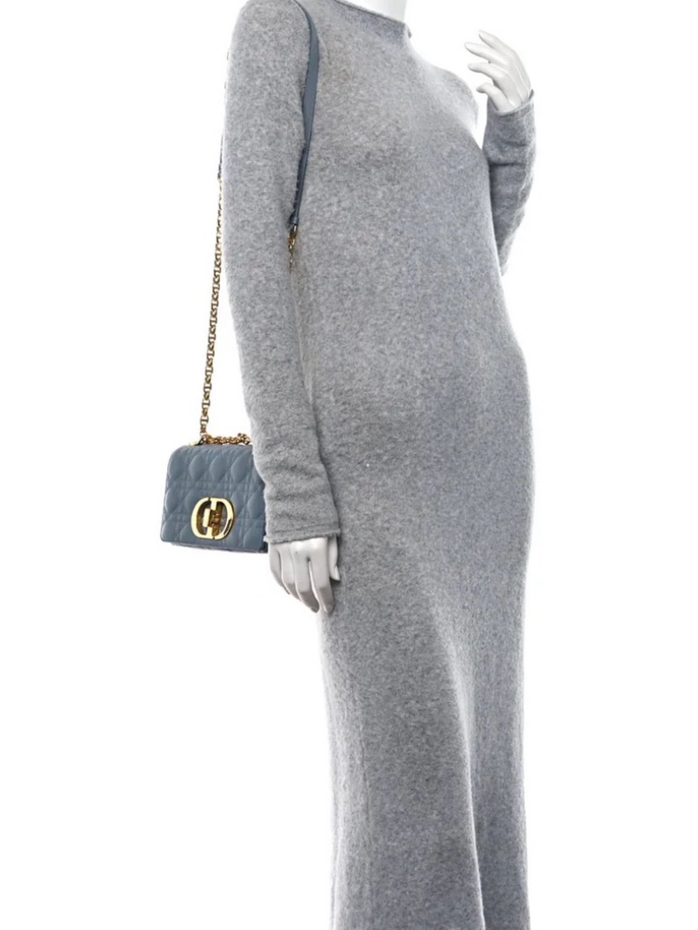 CHRISTIAN DIOR
Calfskin Cannage Small Caro Bag Cloud Blue - Picture 3 of 13